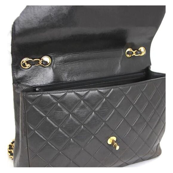 Chanel Matelasse 30 Chain Shoulder Bag Lambskin Black - Picture 6 of 6